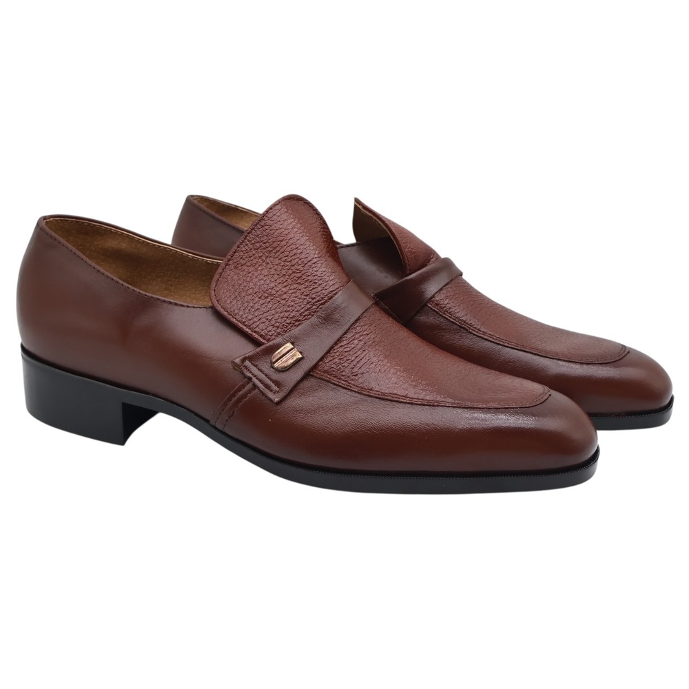 Barclay Slip On Loafers Mens 12 D Vintage 70s Brown Leather PermaSole 95182